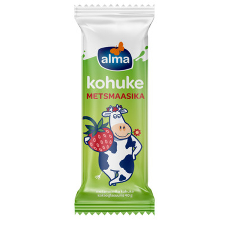Alma Kohuke Metsmaasika Kakaoglasuuris 40g