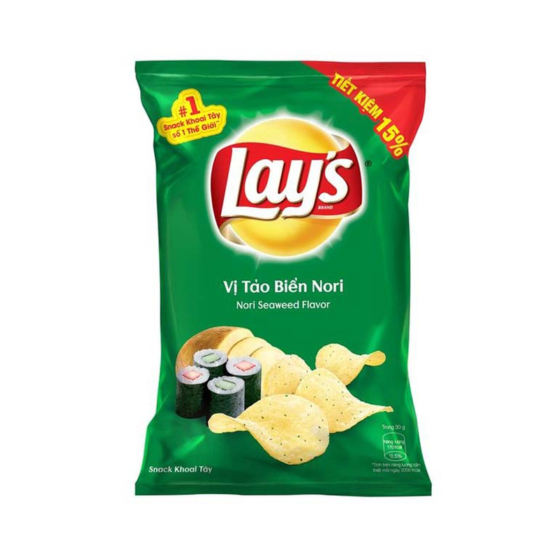 Kartulikrõpsud Nori maitselised, LAY`S, 90 g