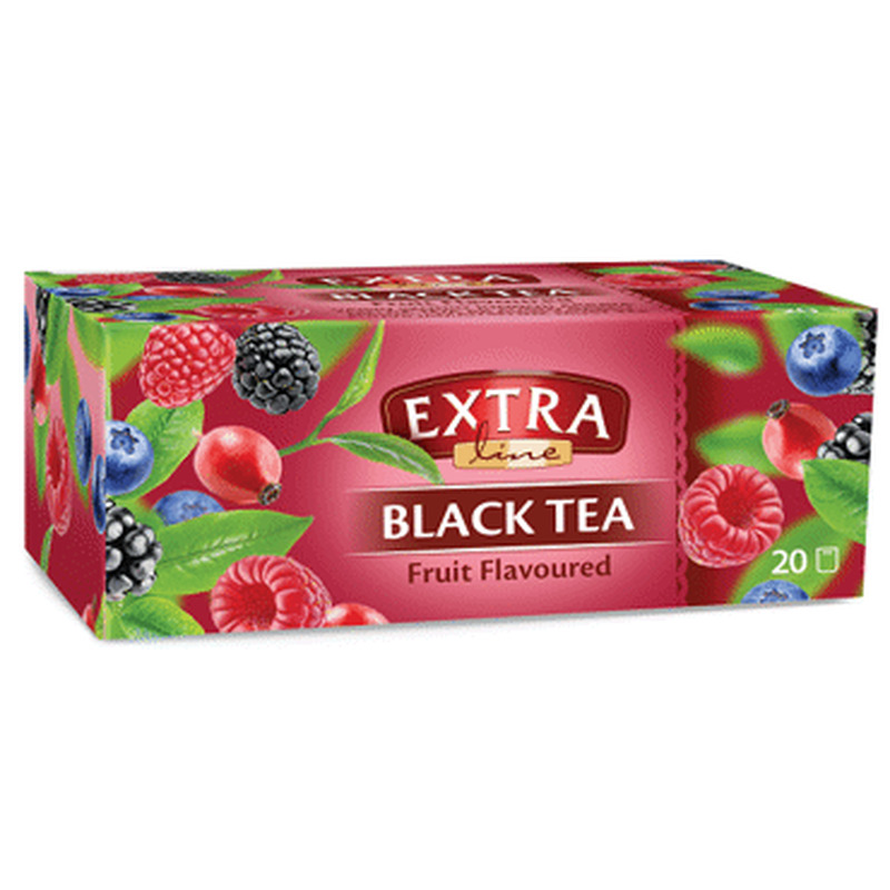 Must tee .EXTRA LINE puuvil. 20x1.5g