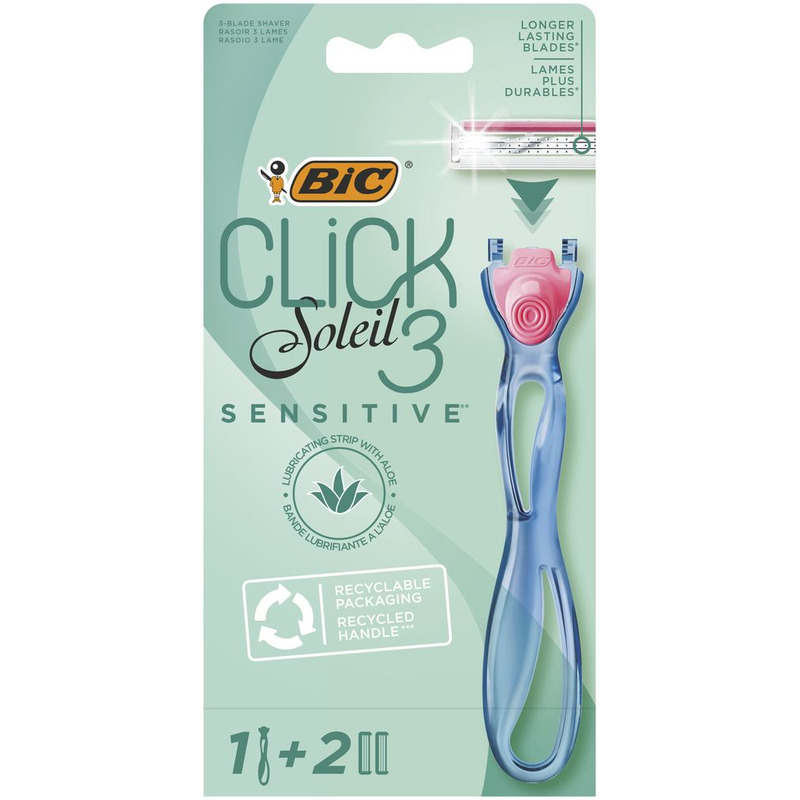 Bic Raseerija Miss Soleil Click Sensitive 1+2 tk