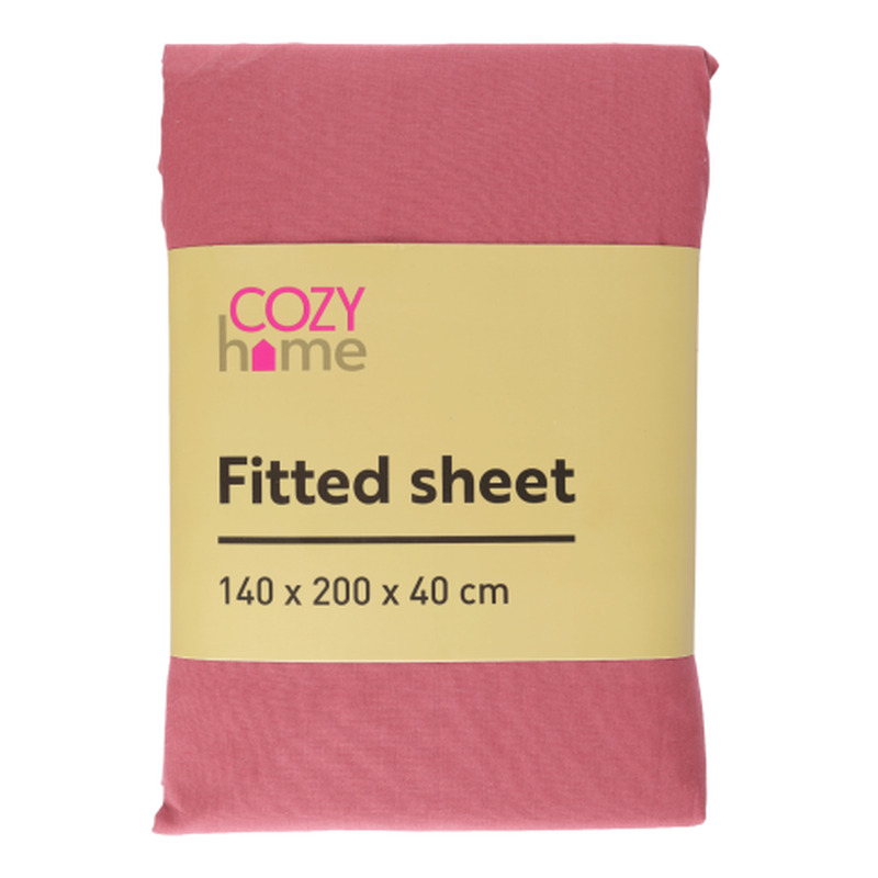 Kummiga lina Cozy Home 140x200x40cm punane SS25