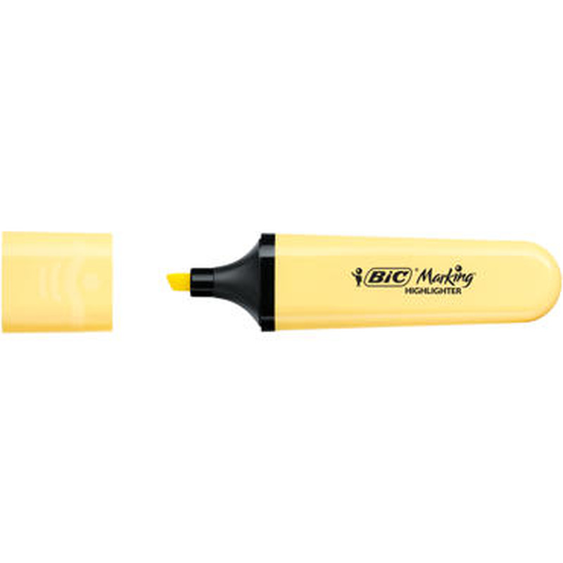 Tekstimarker BIC Pastelne kollane