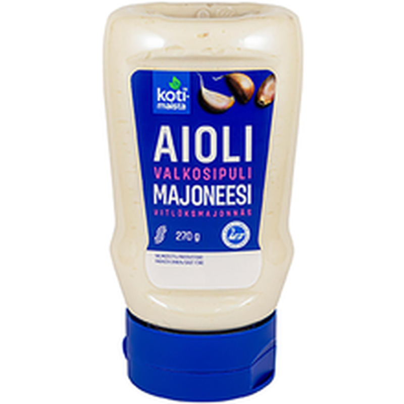 Kotimaista küüslaugumajonees aioli 270 g