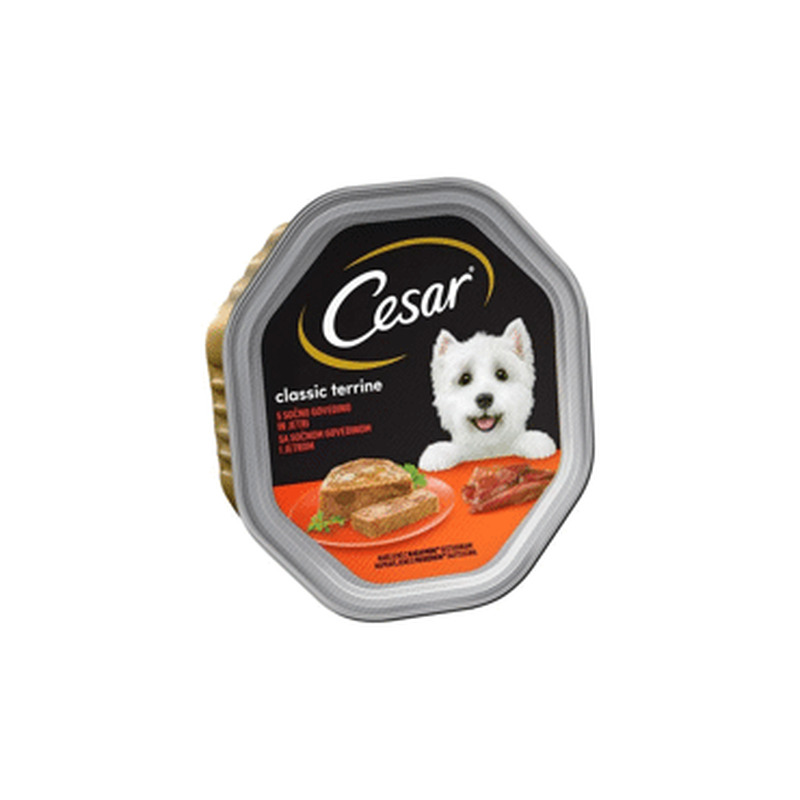 Koeraeine CESAR Veisemaksaga150g