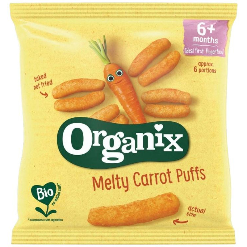 Organix ECO krõbedad porgandipulgad 7k 20g