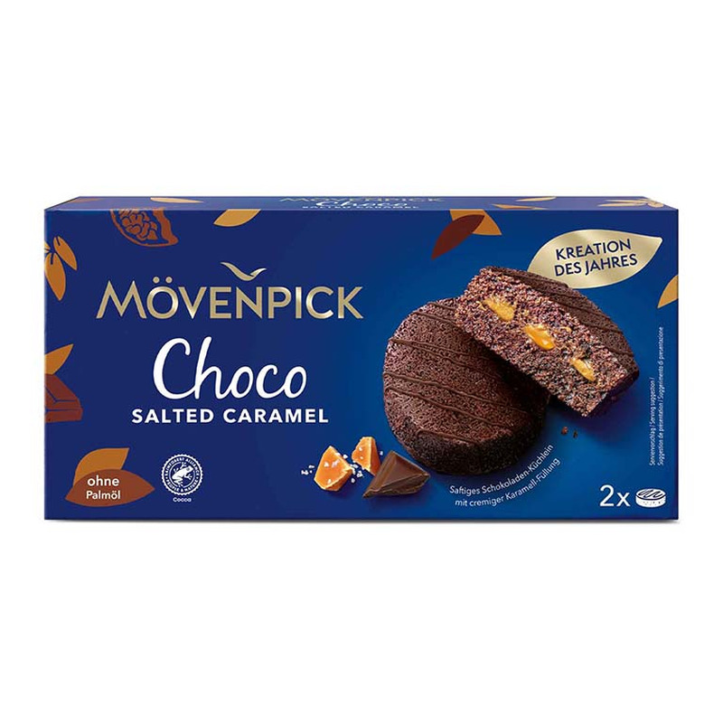 Tumeda šokolaadi koogikesed karamelliga, MÖVENPICK, 110 g