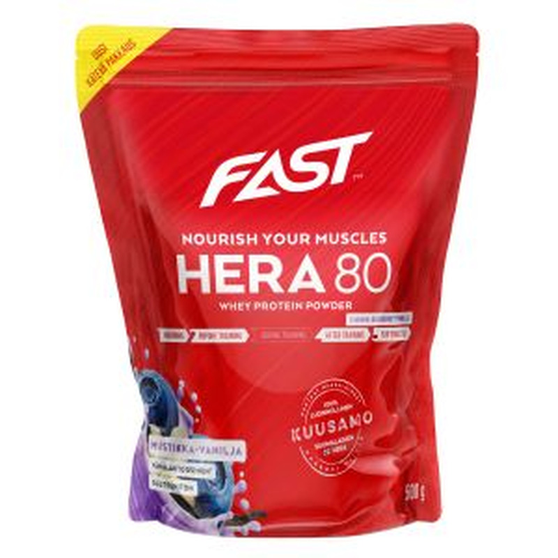 Vadakuvalk Hera80 mustika-vanilje, FAST, 500 g