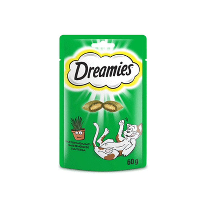 Suupiste kassidele DREAMIES nõges 60g