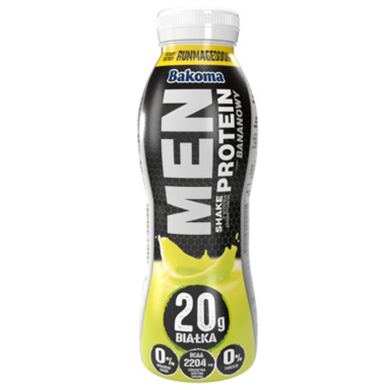 BAKOMA Men banaani proteiinijogurtijook magusainetega 380g