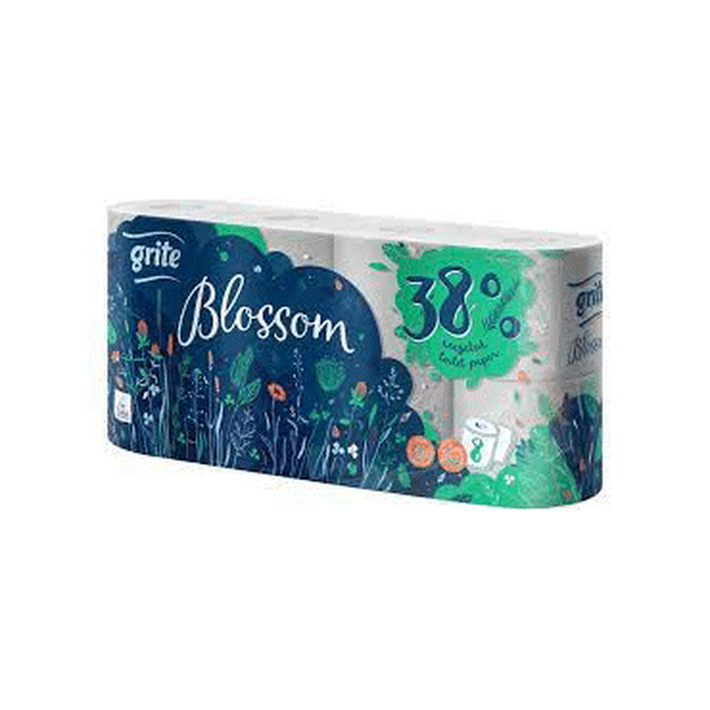 WC paber GRITE Blossom 3kih. 8rl