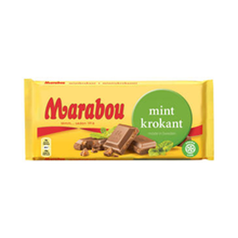 Marabou Mint Krokant piimašokolaad 200 g