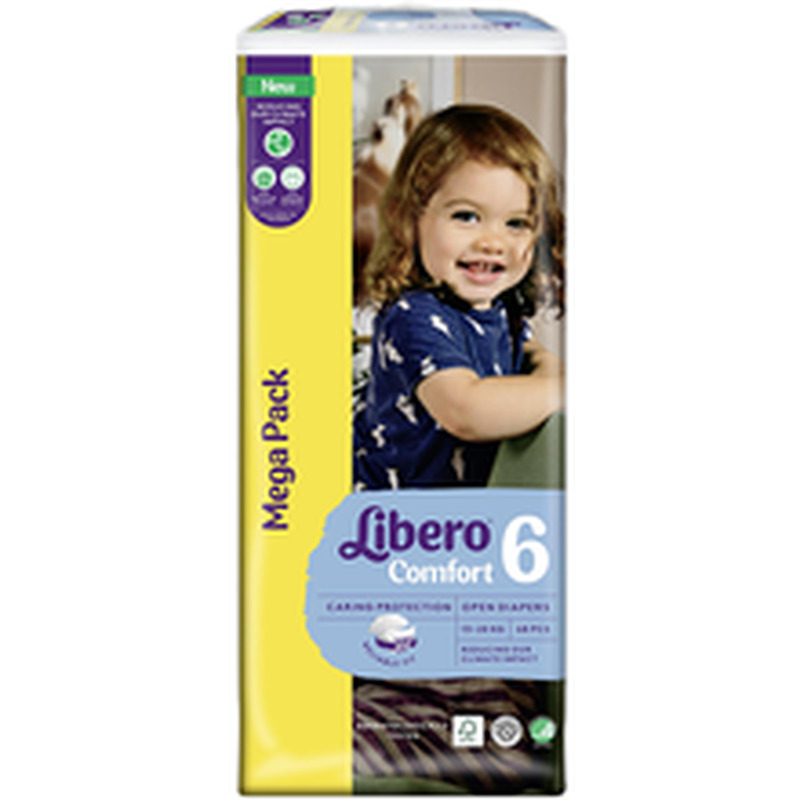 Libero Comfort 6 teipmähkmed 13-20 kg 68 tk