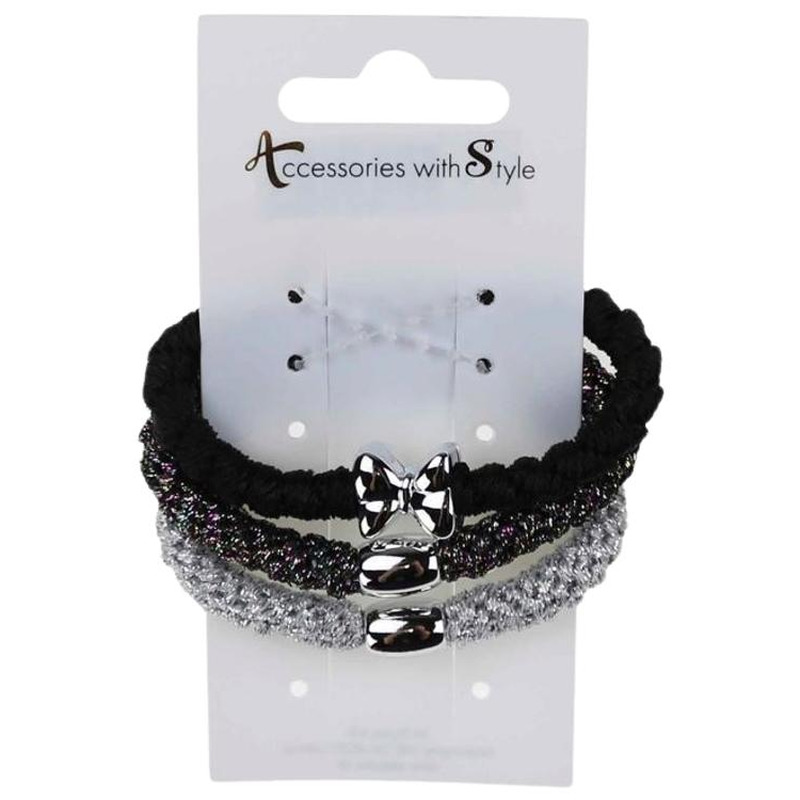 Käevõrude komplekt tume bling
