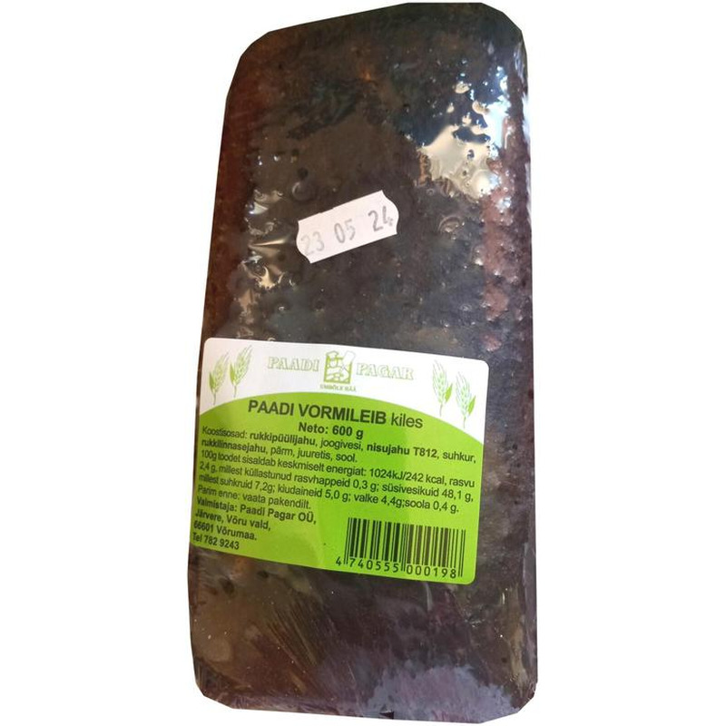 Paadi vormileib  600 g