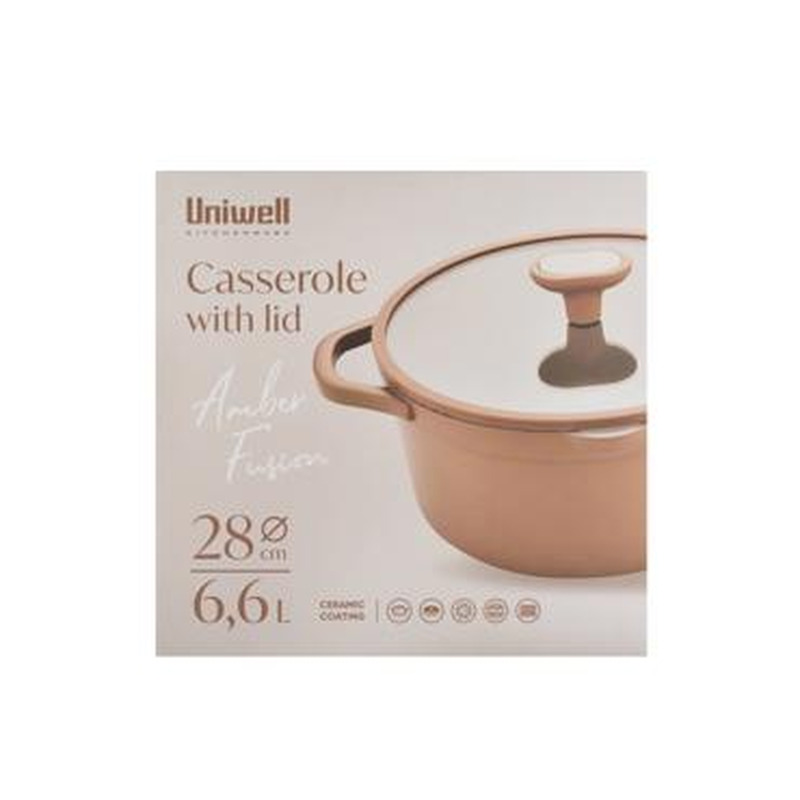 Keedupott kaanega UNIWELL 28cm 6.6L