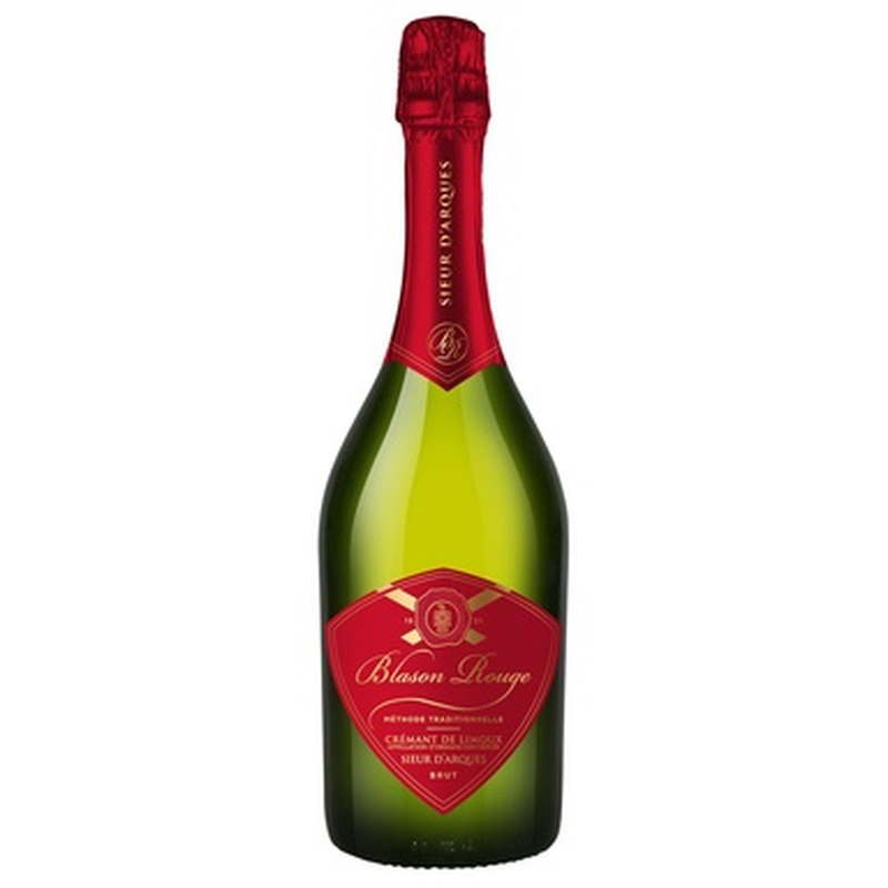Blason Rouge AOC Cremant de Limoux Brut 75 cl