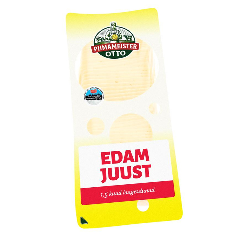 Edam juust, viilutatud, PIIMAMEISTER OTTO, 500 g