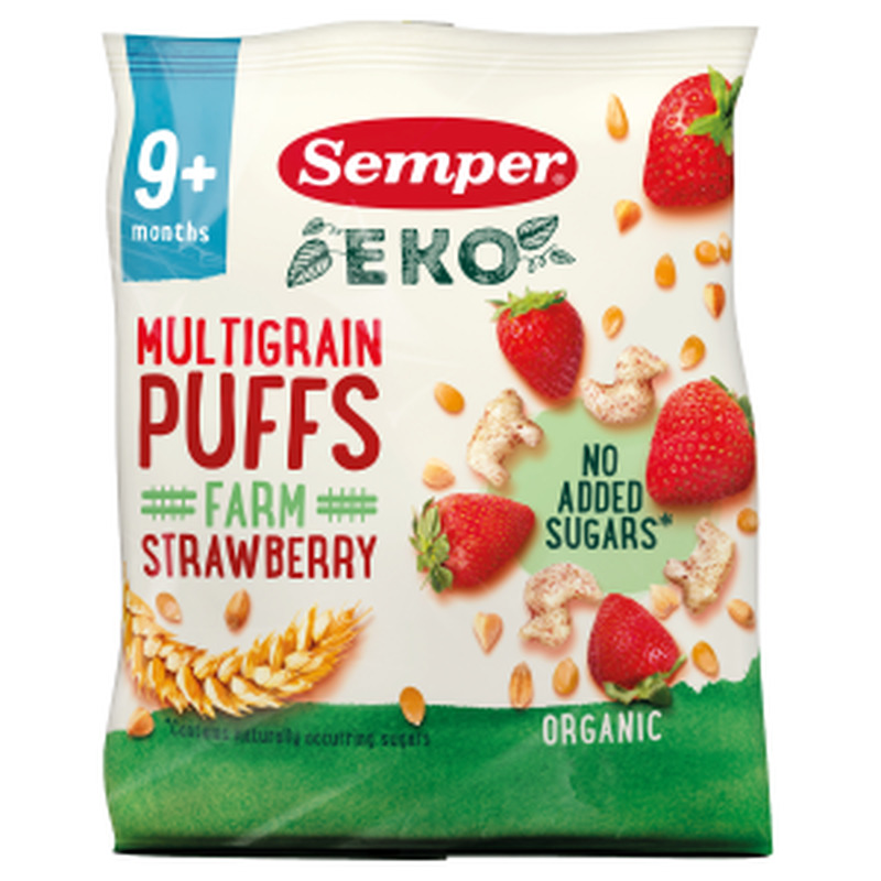 Mitmeviljamaius maasikamaitseline 9+, SEMPER, 18g