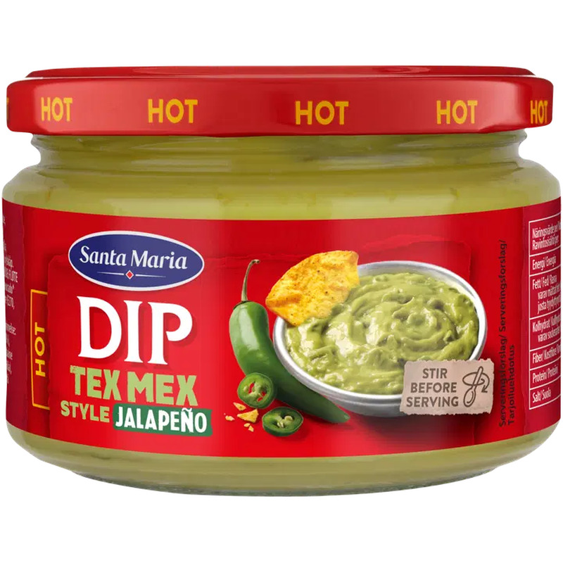 Santa maria tex mex stiilis jalapenomaitsega dipikaste 250g