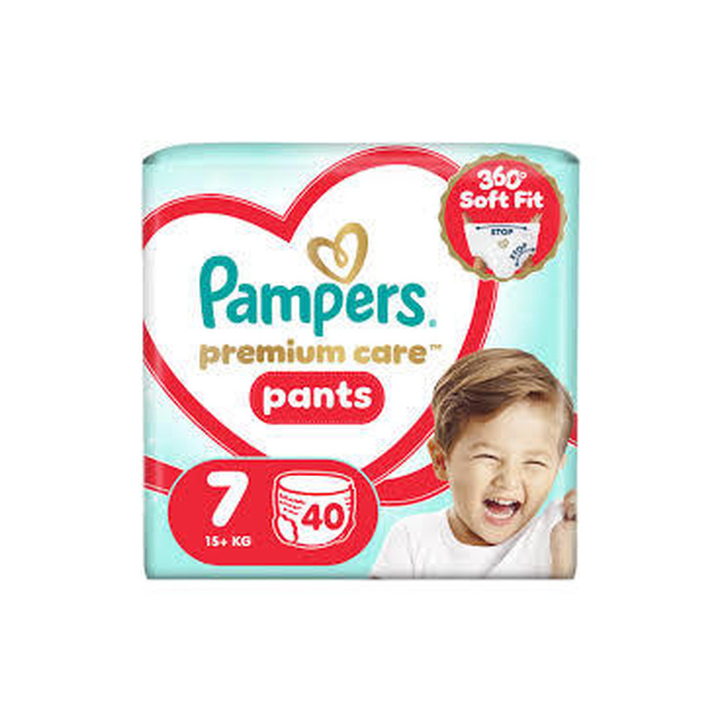 Püksmähkmed PAMPERS PC S7 15+kg 40tk