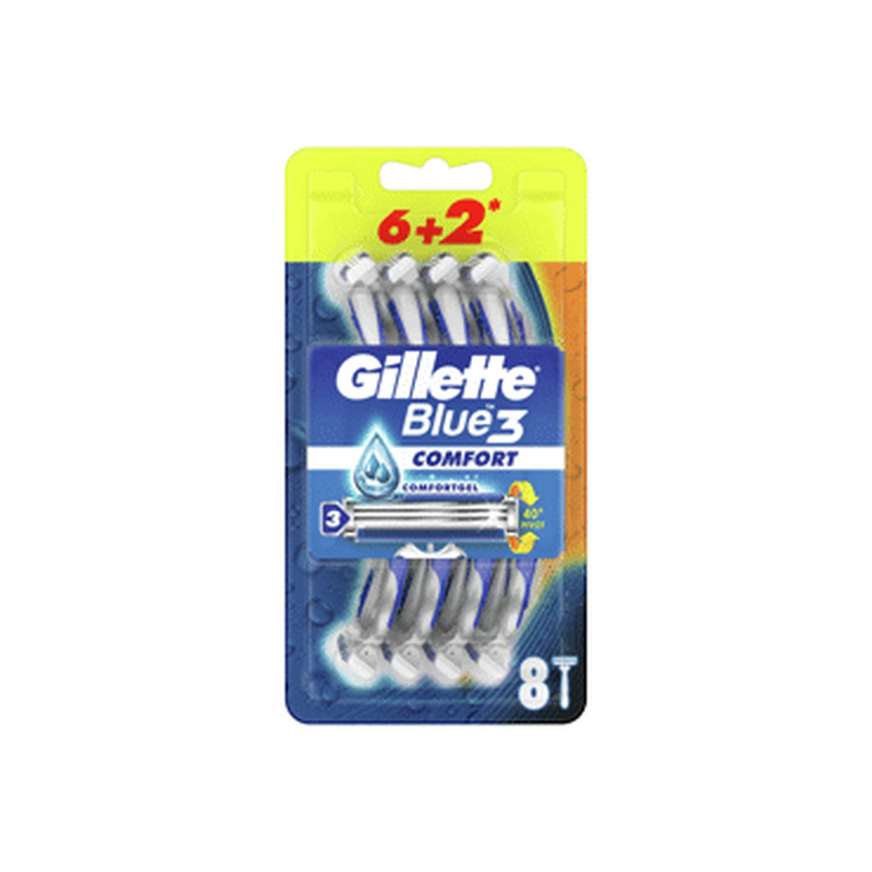 Raseerija GILLETTE Blue3 Regular 6+2 tk