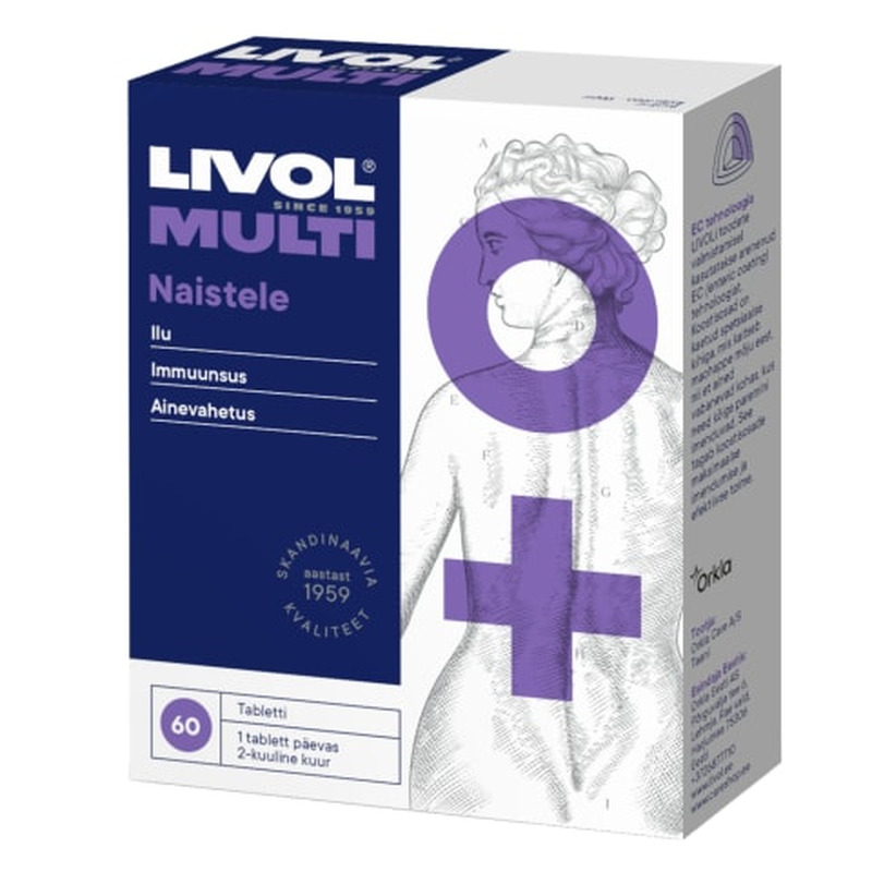 Multivitamiinid Livol Multi Total naistele N60