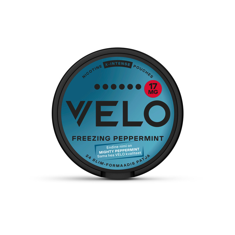 VELO Nikotiinipadjad Freezing Peppermint 17mg (24tk)