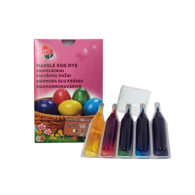 Munavärvid marmor 5 värvi ES26