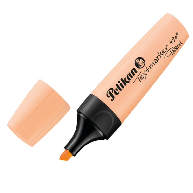Tekstimarker Pelikan 490, pastelne virsik