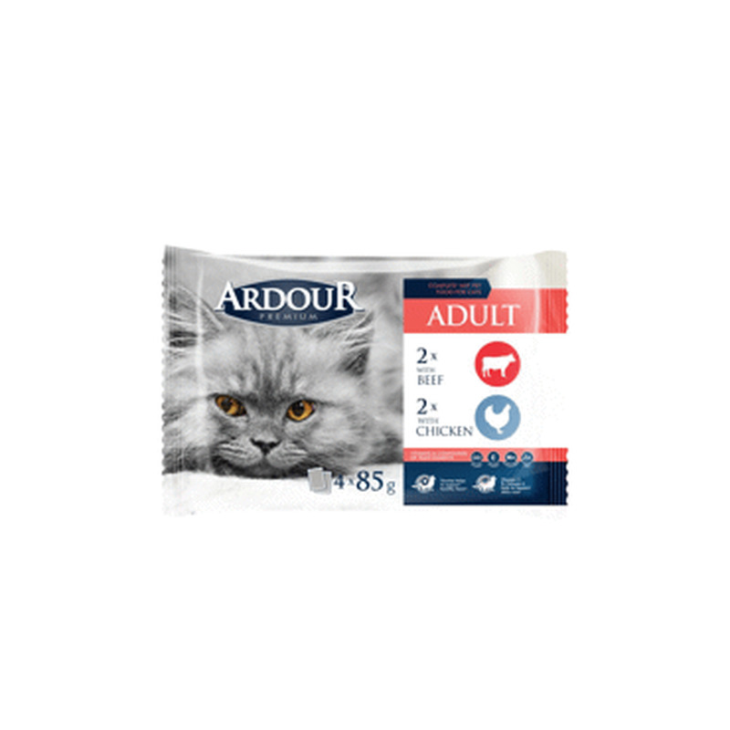 Kassitoit ARDOUR liha-kana 4x85g