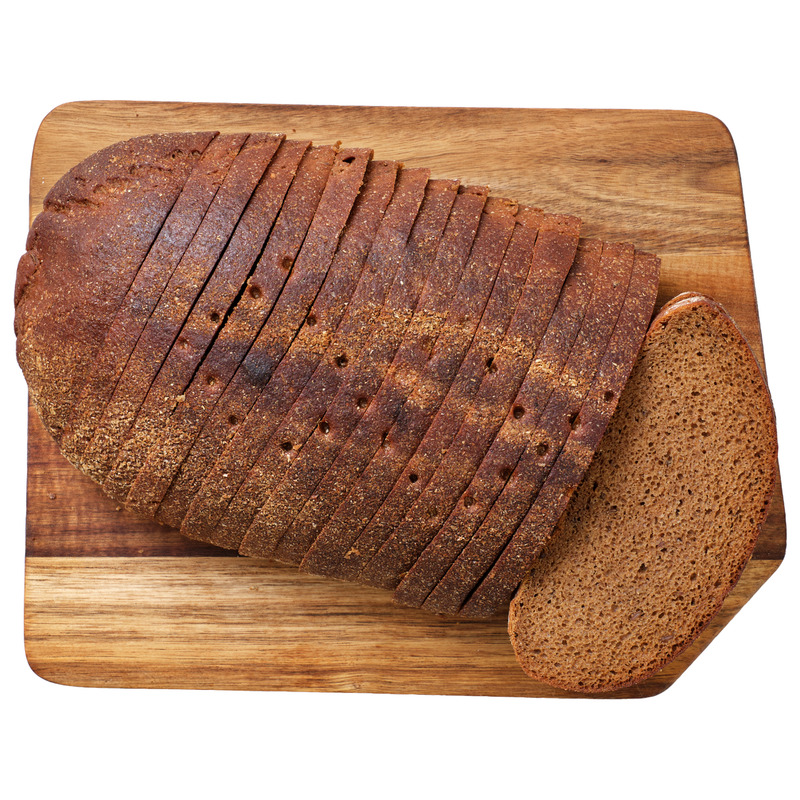 Tume leib, viilutatud