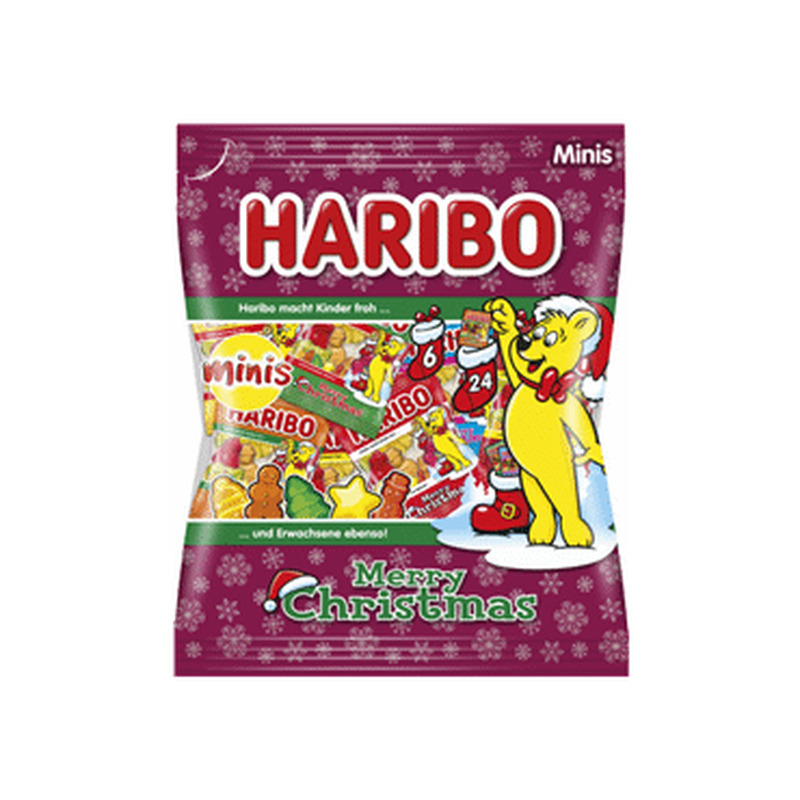 Kummikommid Merry Christmas HARIBO 250g