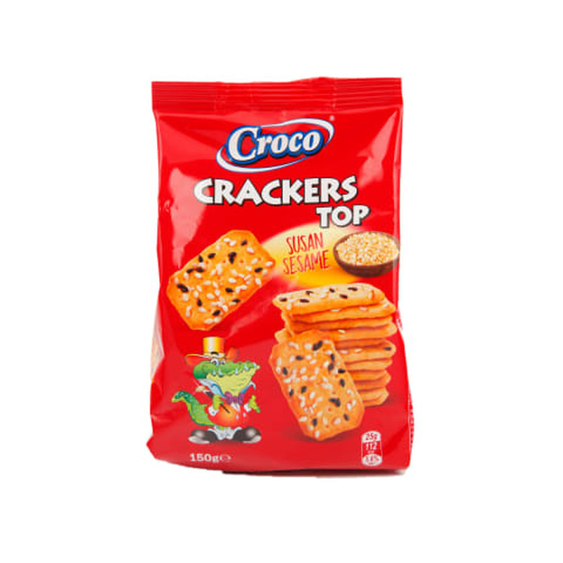 Kreekerid seesamiseemnetega Croco Top 150g