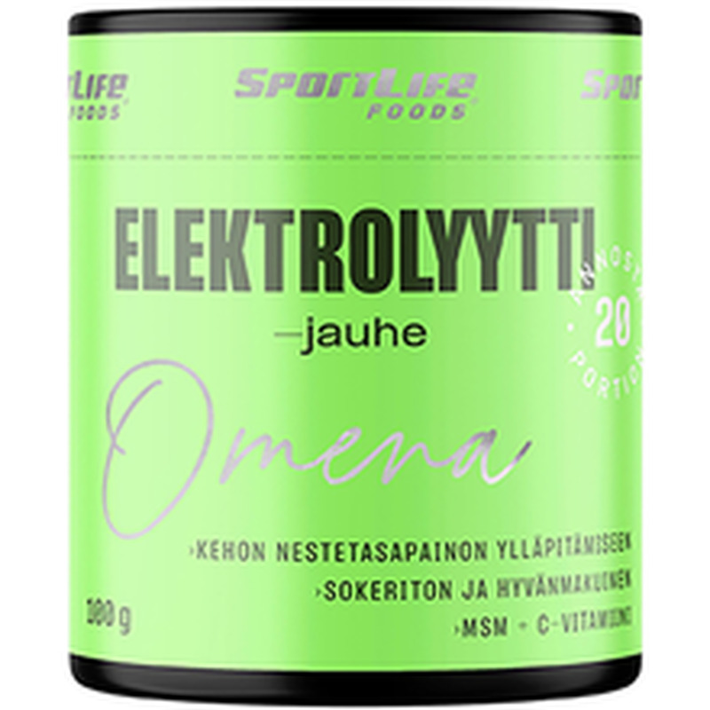 SPORTLIFE õuna elektrolüütide pulber 100g