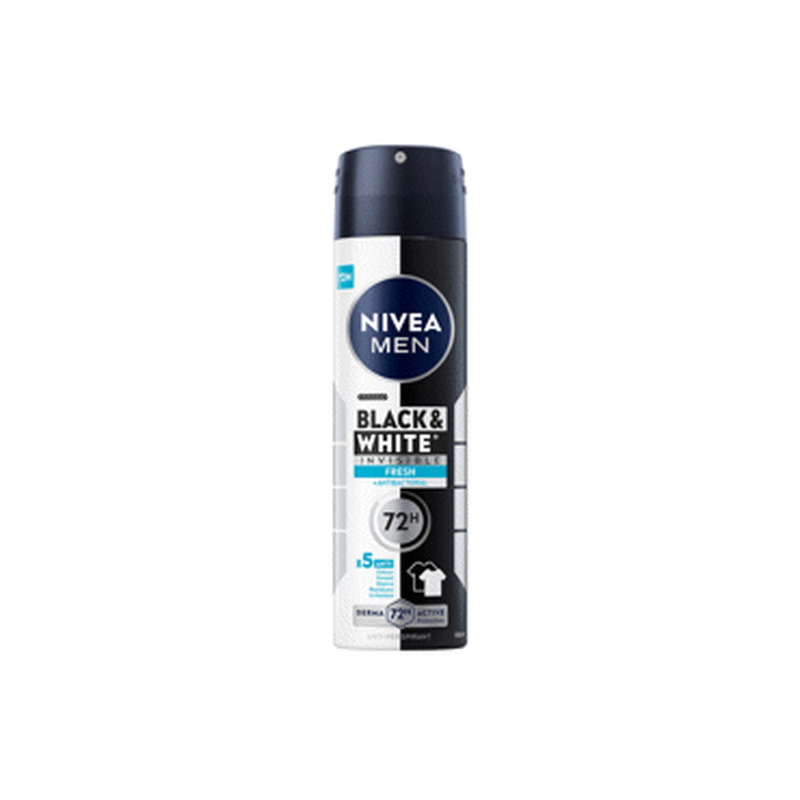 Spreideo NIVEA B&W Invis.Fresh Men 150ml