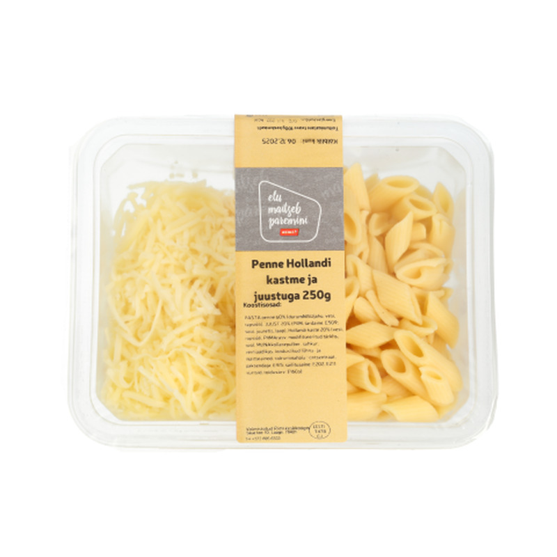 Penne Hollandi kastme ja juustuga 250g