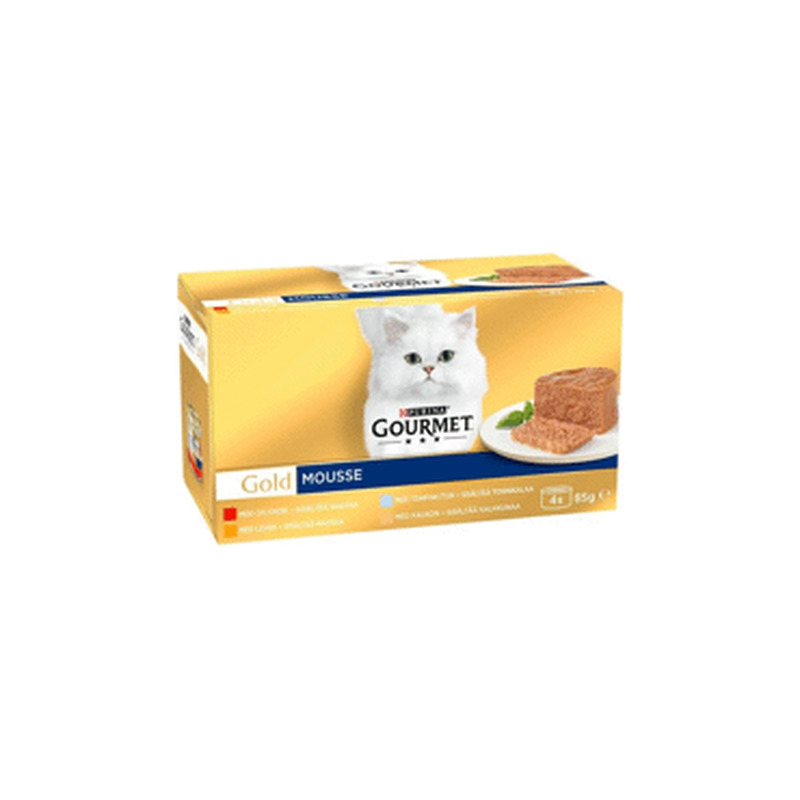 Kassikonserv GOURMET GOLD pasteet.4x85g