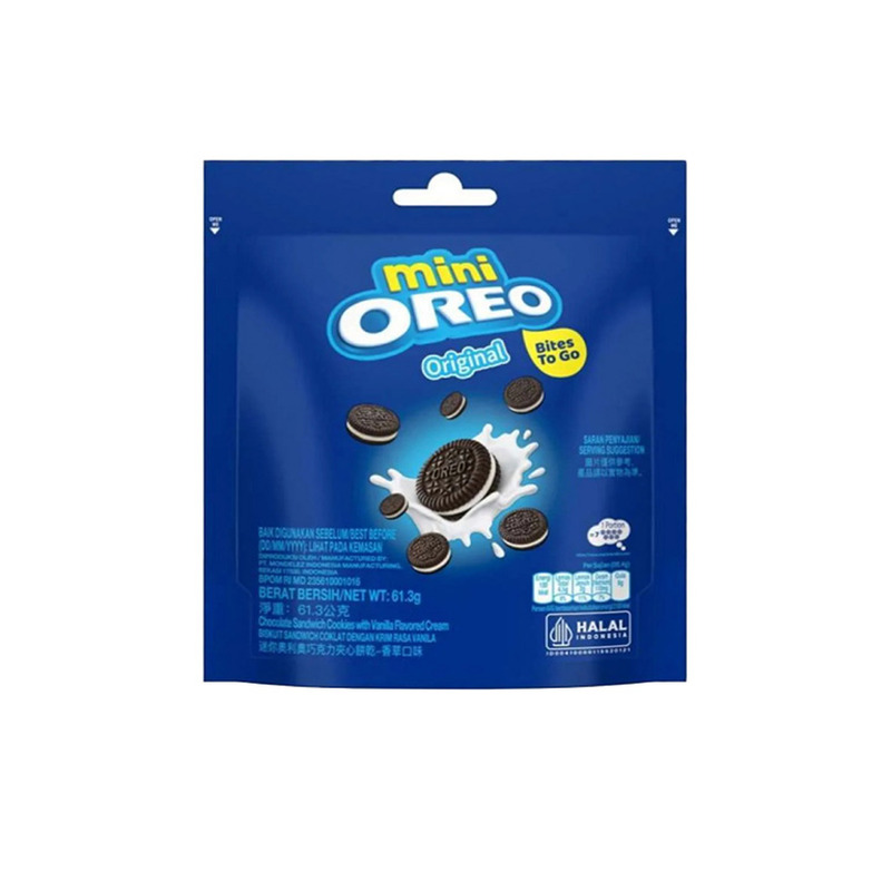 Küpsised OREO MINI Vanillimaitseline 61,3g