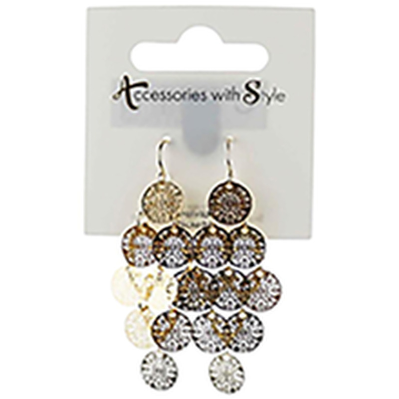 Kõrvarõngad lehed kuldne