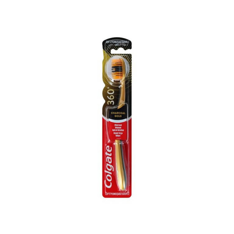 Hambahari 360° Charcoal Gold Soft, COLGATE