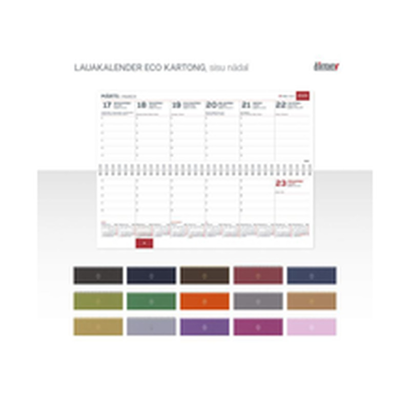 Lauakalender Eco Kartong, TIMER,