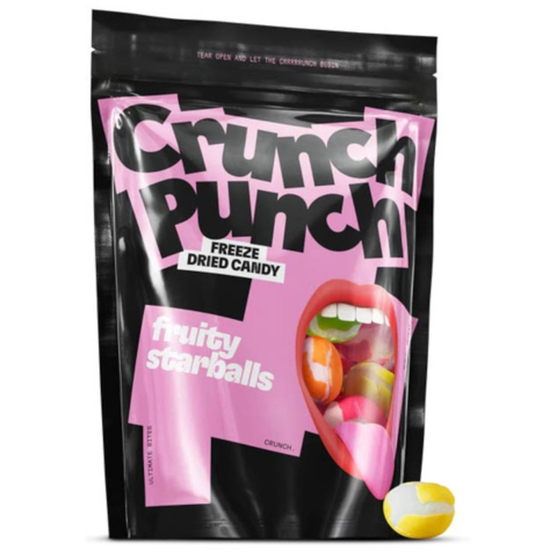 Kommid külmkuivatatud Fruity Starballs Crunch Punch 100g
