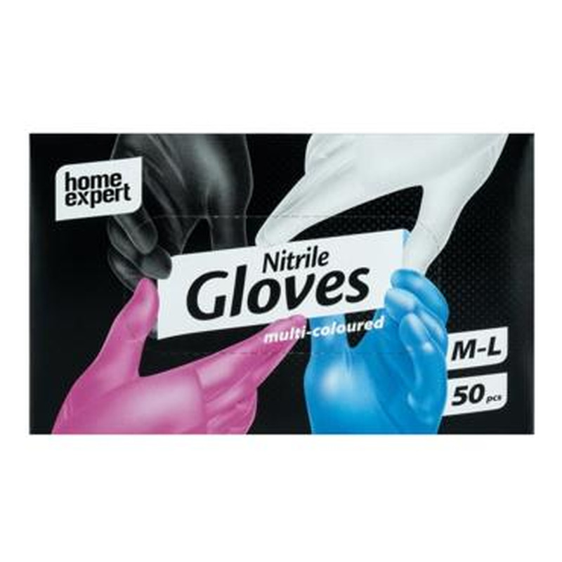 Nitriilkindad HOME EXPERT 50tk,M-L