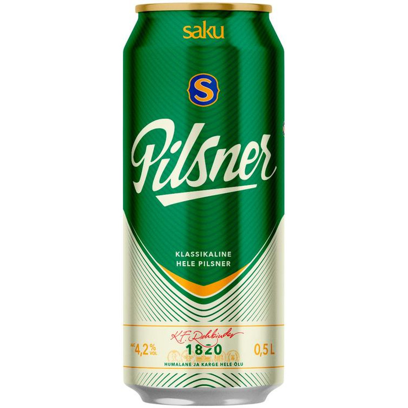 Õlu Pilsner, SAKU, 500ml