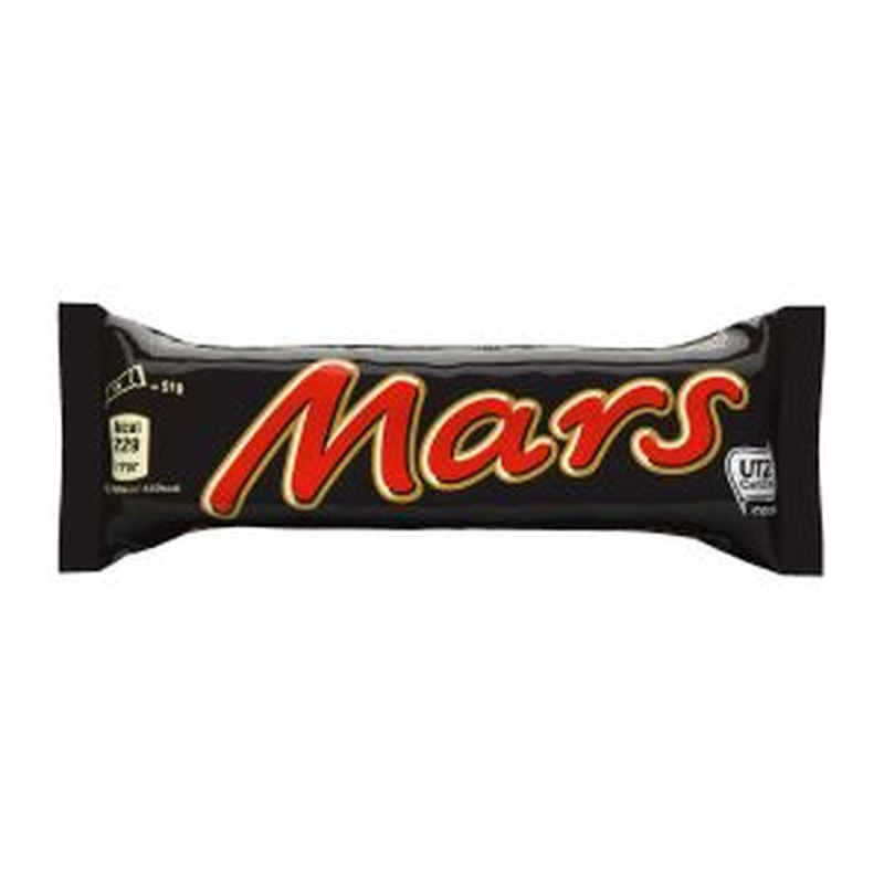 Piimašokolaadibatoon, MARS, 51 g