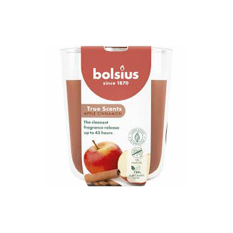 Küünal klaasis BOLSIUS apple c.
