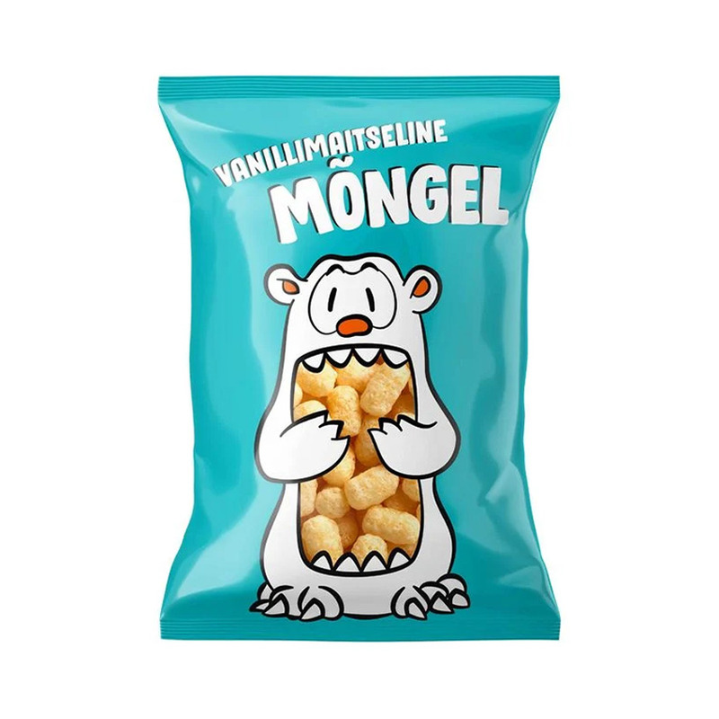 Mõngel vanillimaitselised maisikepikesed Balsnack 100g