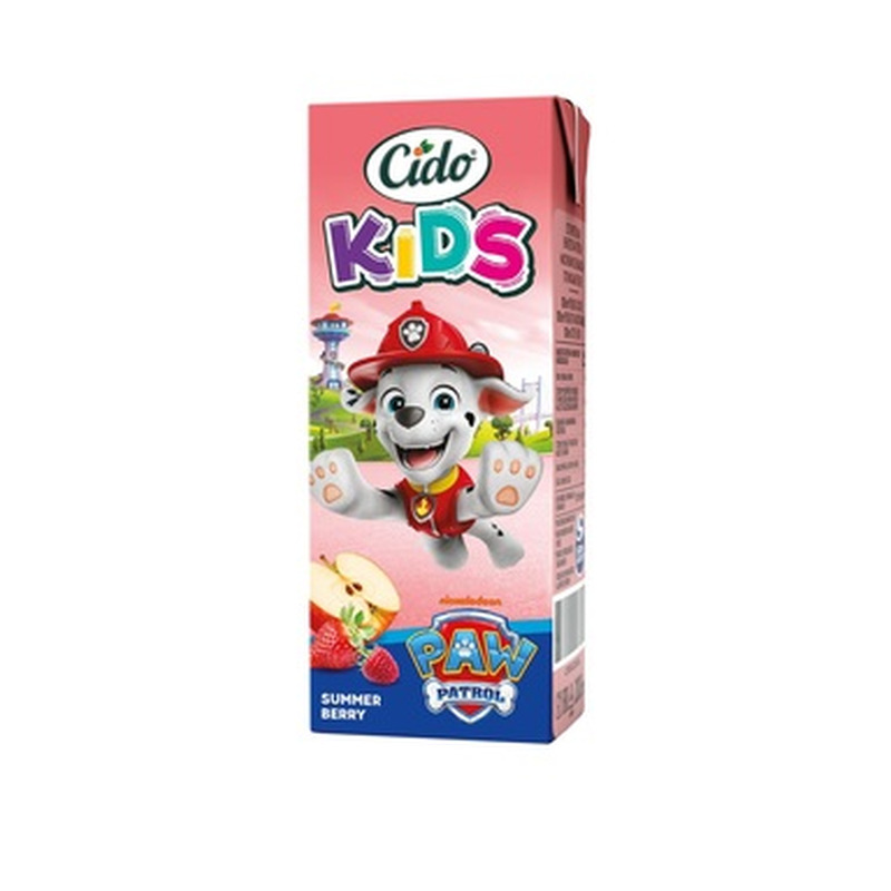 CIDO KIDS Suvemarjade maitseline mahlajook 200ml (kõrrejook)