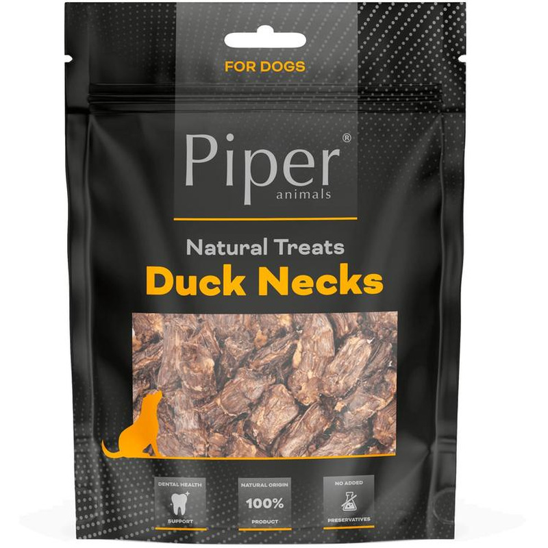 Täiendsööt. Kuivatatud pardikaelad, PIPER, 200 g