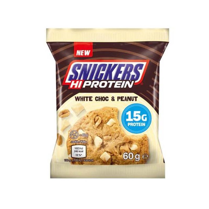 Proteiiniküpsis valge šokolaadi-pähkli, SNICKERS, 60 g